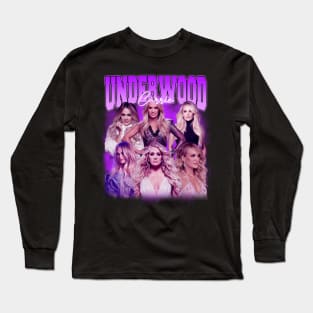 RETRO VINTAGE CARRIE UNDERWOOD BOOTLEG STYLE Long Sleeve T-Shirt